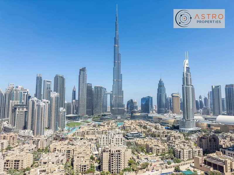 Burj Khalifa View | Fully Furnished | High Floor