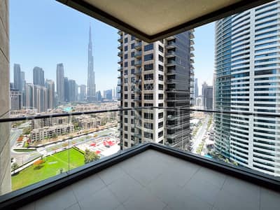 2 Bedroom Flat for Rent in Downtown Dubai, Dubai - Vacant Now |  High Floor |  Full Burj Khalifa View