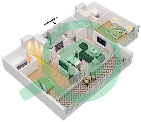 Type A1 Floor 1,3-7