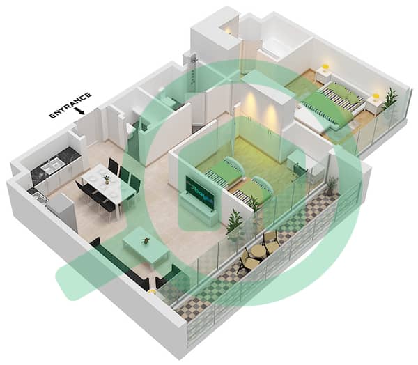 Type G1 Floor 2-4,6