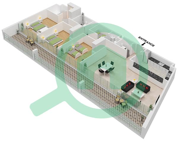 Type B2 Floor 2-4,6