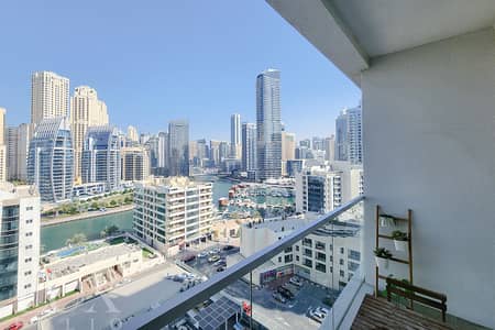 Studio for Sale in Dubai Marina, Dubai - Full Marina View | Furnished | High ROI