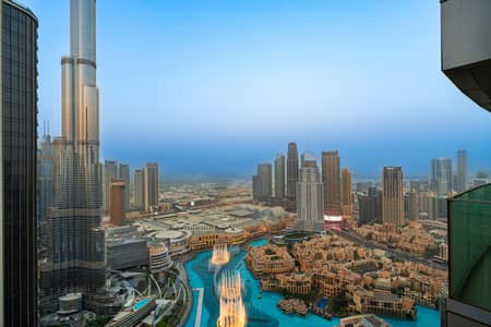 4 Bedroom Flat for Rent in Downtown Dubai, Dubai - Maison Privee -  Ultra Chic High-Floor Apt w/ Direct Burj Khalifa & Fountains Views