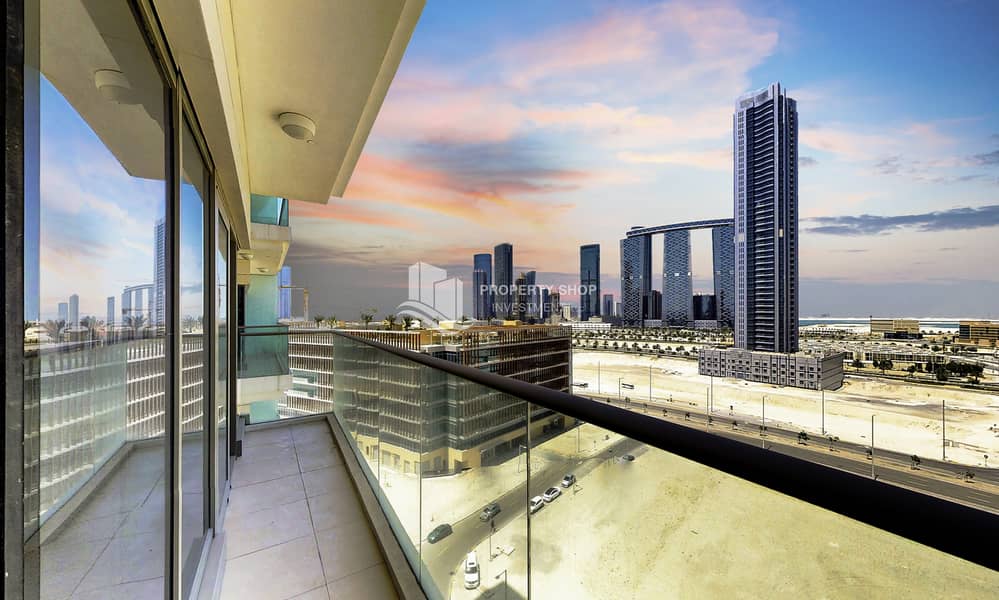 6 al-reem-island-2-bedroom-wave-tower-Balcony-view. jpg