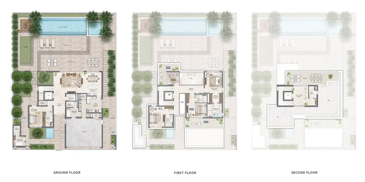 4 BR floor plan