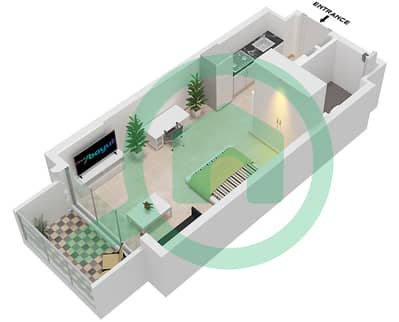 Beverly Boulevard - Studio Apartment Unit 19 FLOOR TYPICAL Floor plan