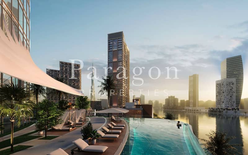 位于商业湾，朱美拉商业湾极享生活公寓 4 卧室的公寓 15480000 AED - 9653824