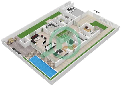 The Waterside - 4 Bedroom Villa Type STYLE 2 Floor plan