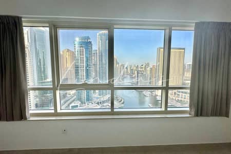 1 Bedroom Flat for Rent in Dubai Marina, Dubai - Marina view both room  | Chiller Free | Vacant