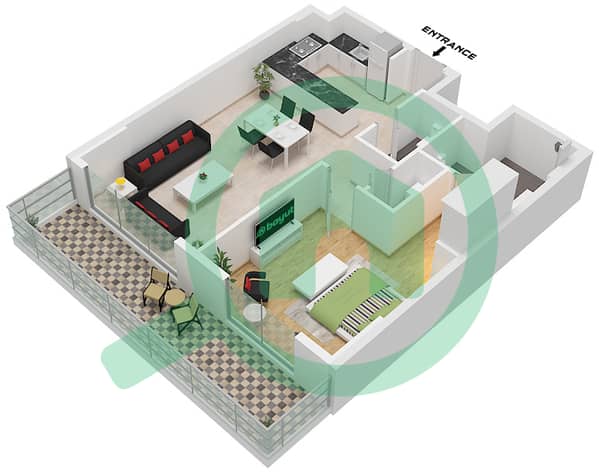 Type B.2 Unit 2 Floor 1
