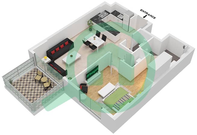 Type B.5,B.6 Unit 2 Floor 2-11 
Unit 13 Floor 2-7