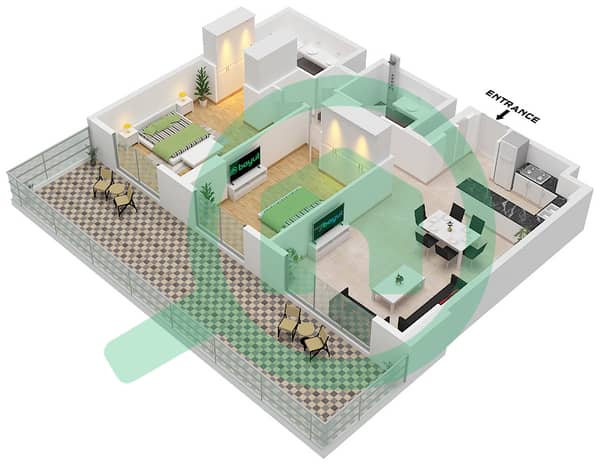 Type C.1,C.2,C.3,C.4 Unit 1M,11,12,14,15 Floor 1