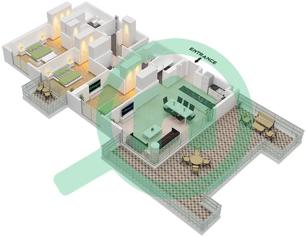 Type E.1 Unit 10 Floor 8