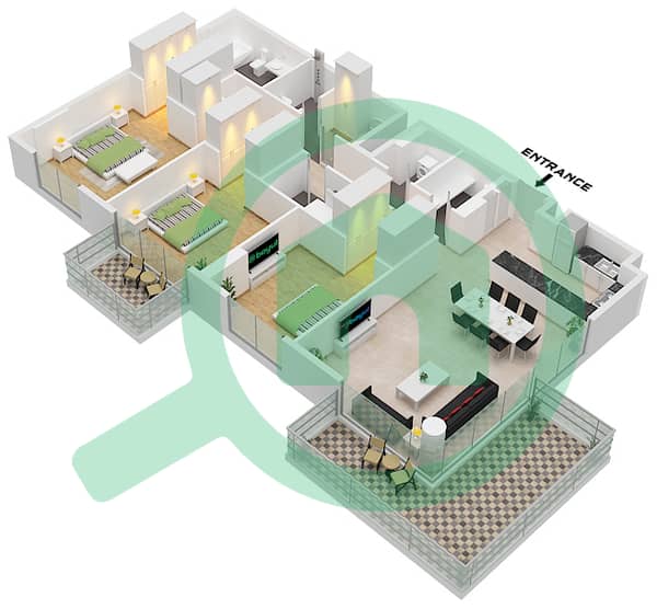 Type E.2 Unit 10 Floor 9-10