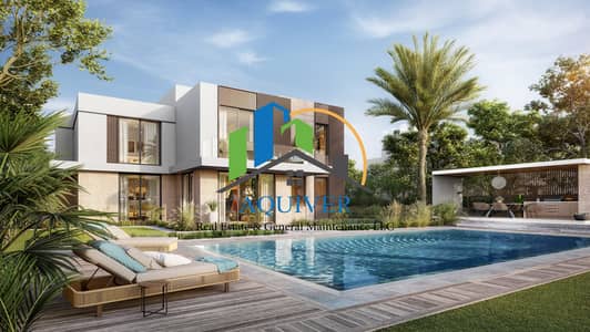 6 Bedroom Villa for Sale in Al Shamkha, Abu Dhabi - ALDAR_AlReeman2PH3_CGI22_RearYard_04. jpg