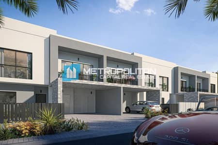 2 Bedroom Townhouse for Sale in Yas Island, Abu Dhabi - Corner| Single Row | 2BR W / Study| Prime Location