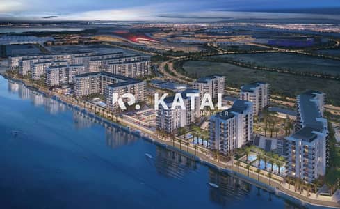 3 Bedroom Flat for Sale in Yas Island, Abu Dhabi - Waters Edge apartment, full furnished, yas island. yas mall, Yas island apartment for sale. 2 bedroom 010. jpg