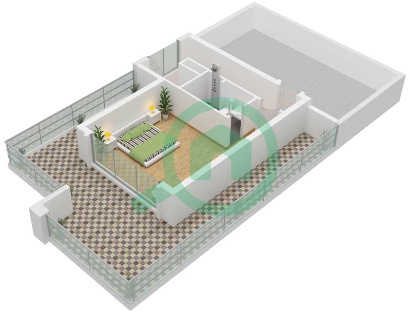 Gems Estates 1 - 5 Bedroom Villa Type V28 Floor plan interactive3D