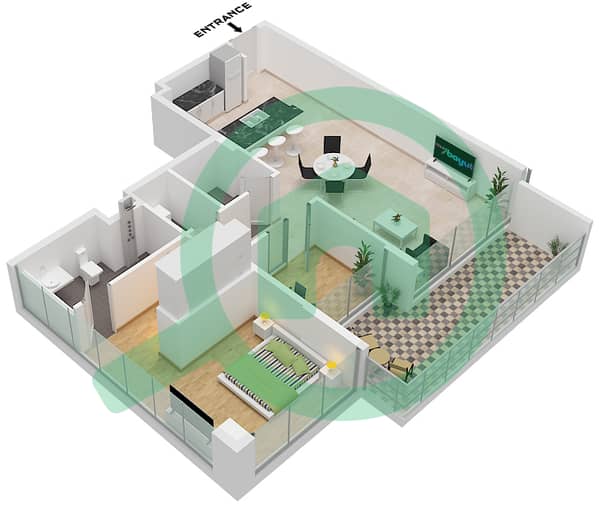 Type D Unit 02 Floor 5-11