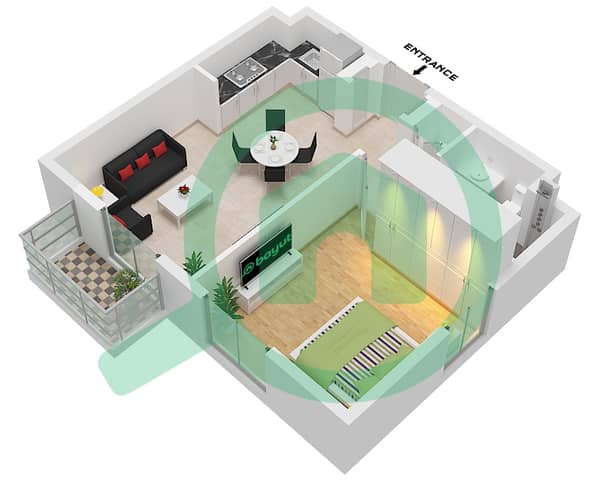 Type 1E-1 Unit 30 Floor 1-5