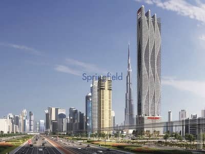 Studio for Sale in Business Bay, Dubai - New Furnished Studio | Front of Metro | Ready 2028