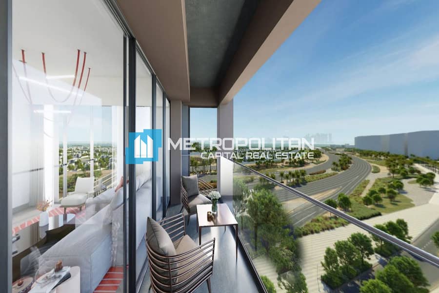 Manarat 1 | Stunning View| High Floor| 2 Balconies