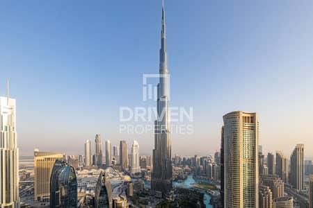 5 Bedroom Flat for Sale in Downtown Dubai, Dubai - Fully Furnished and High Floor | Burj View