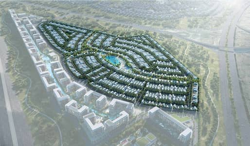 4 Bedroom Townhouse for Sale in Dubai Investment Park (DIP), Dubai - DAMAC-Riverside-Master-Plan. jpg