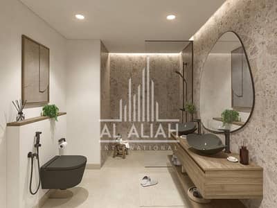 Студия Продажа в Яс Айленд, Абу-Даби - P042 Gardenia_CGI01_Bathroom_1BR_Dark. jpg