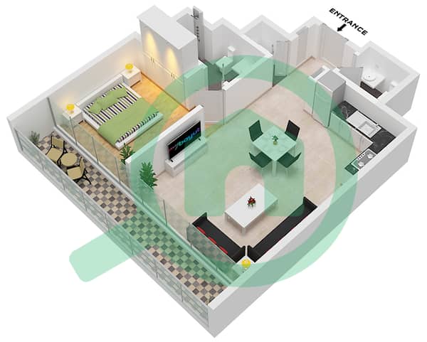 Type B-Varient 1 Unit 07 Floor 10-33