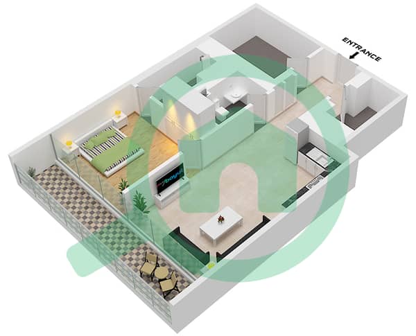 Type D Unit 06 Floor 11-19,21-29,31-33,37-39,41-47,53-59,61-63