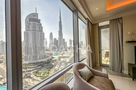 1 Bedroom Flat for Rent in Downtown Dubai, Dubai - View Today | Full Burj View | No Bills