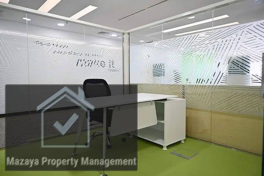 Notarized commercial offices in different areas of Abu Dhabi with all