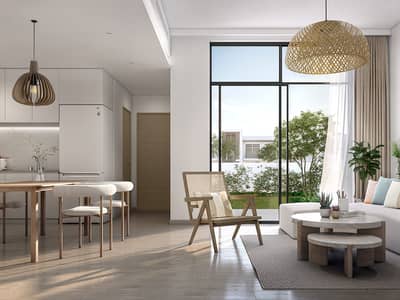 فلیٹ 1 غرفة نوم للبيع في جزيرة ياس، أبوظبي - ALDAR_SustainableCity01_CGI19_Livingroom_04 copy. png