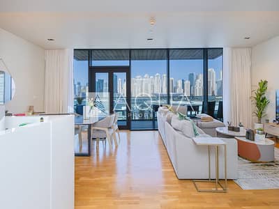 2 Bedroom Flat for Sale in Bluewaters Island, Dubai - High Floor | Vacant | Full Ain View | Maids Room