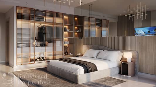 استوديو  للبيع في قرية جميرا الدائرية، دبي - Binghatti Azure Bedroom 02. jpg