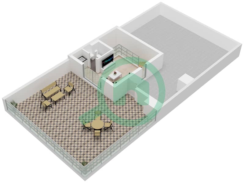 阿拉娜山庄 - 5 卧室联排别墅类型LILAC戶型图 Second Floor interactive3D