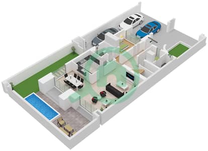 阿拉娜山庄 - 4 卧室联排别墅类型SIERRA MIRRORED戶型图