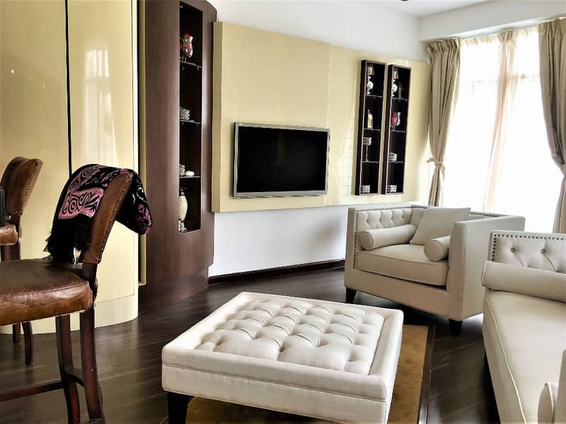 Upgraded Unit Burj View Fully Furnished with 2 Balcony