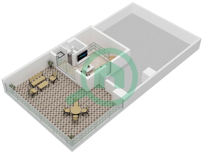 Алана - Таунхаус 5 Cпальни планировка Тип SIERRA Second Floor interactive3D