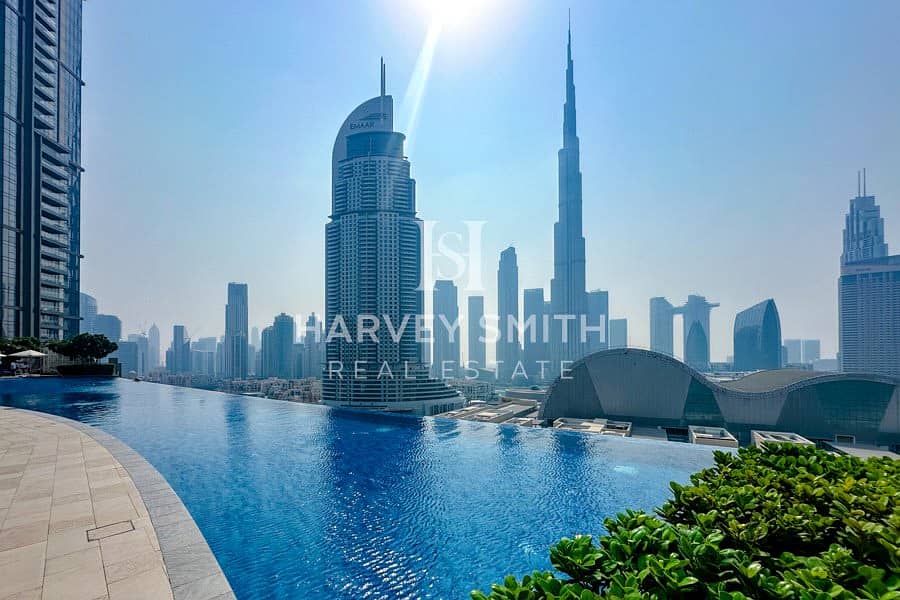 High Floor | Burj Khalifa View | Fully Furnished