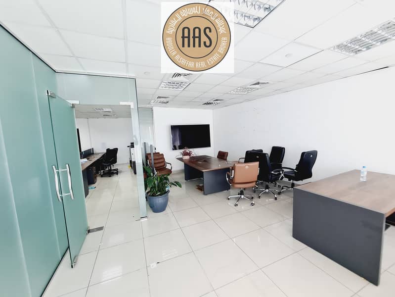 Hot Offer good location offices available with partitions in DIP 1 Area