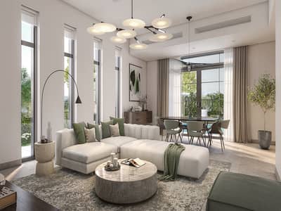 فیلا 4 غرف نوم للبيع في جزيرة ياس، أبوظبي - ALDAR_YasParkViews_CGI35_Livingroom_04a_NoPPL_10K. jpg