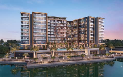 2 Bedroom Apartment for Sale in Culture Village (Jaddaf Waterfront), Dubai - Art Bay - exterior creek view. jpg