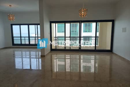 4 Bedroom Flat for Rent in Corniche Road, Abu Dhabi - 4BR+M | Sea View | 4 Payments | Al Saqr Tower