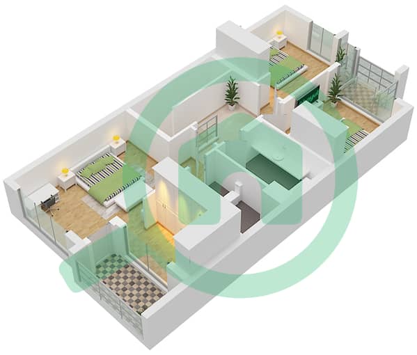 Type 3B1 Unit Mid Floor First Floor Type 3B1 Unit Mid Floor First Floor