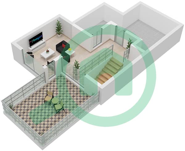 Type 3B2(M) Unit Mid Floor Roof Floor