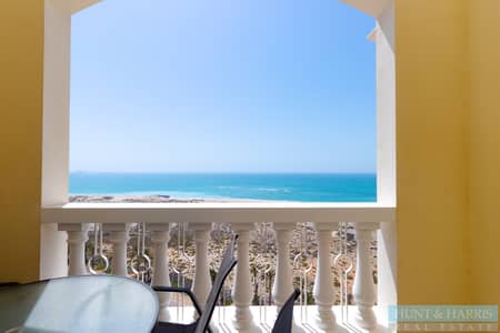 1 Bedroom Flat for Rent in Al Hamra Village, Ras Al Khaimah - Full Sea View - Opposite the Golf Course - Family Community