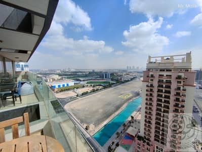 Studio for Rent in Dubai Sports City, Dubai - CANAL & GOLF COURSE VIEW I FURNISHED STUDIO I 4 CHEQUES