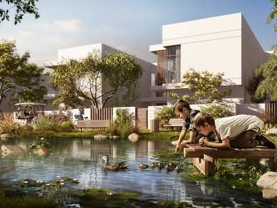 雅斯岛， 阿布扎比 3 卧室联排别墅待售 - ALDAR_SustainableCity01_CGI09_THLakeView_02 copy. png